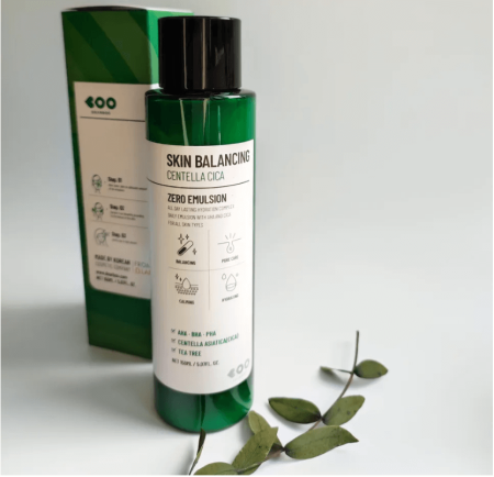 مرطب ديربو بزيت شجرة الشاي والسيكا لتوازن البشرة (Dearboo Skin Balancing Centella Cica Zero Emulsio