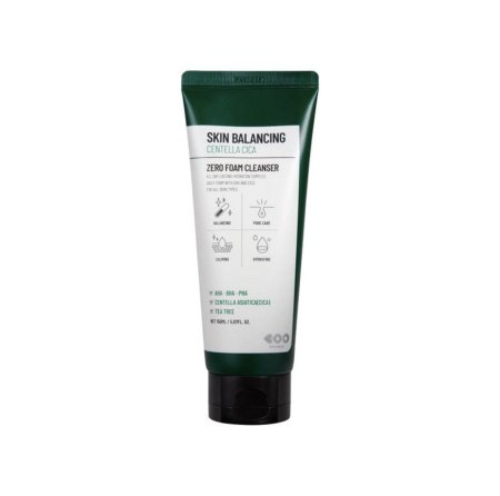 غسول ديربو لتوازن البشرة بسيكا سنتيلا — Dearboo Skin Balancing Centella Cica Zero Foam Cleanser