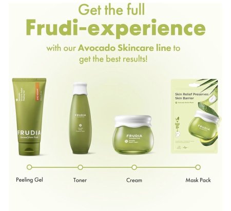 بكج العناية بالبشرة بالافوكادو من فروديا ( للبشرة الحساسة ) FRUDIA
