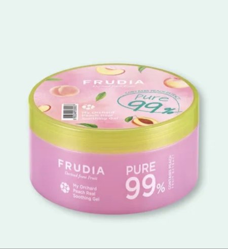 جل مهدّئ بخلاصة الخوخ والألوفيرا بنسبة 99٪ ( لجميع انواع البشرة ) FRUDIA